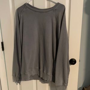 Mens Gray Pullover